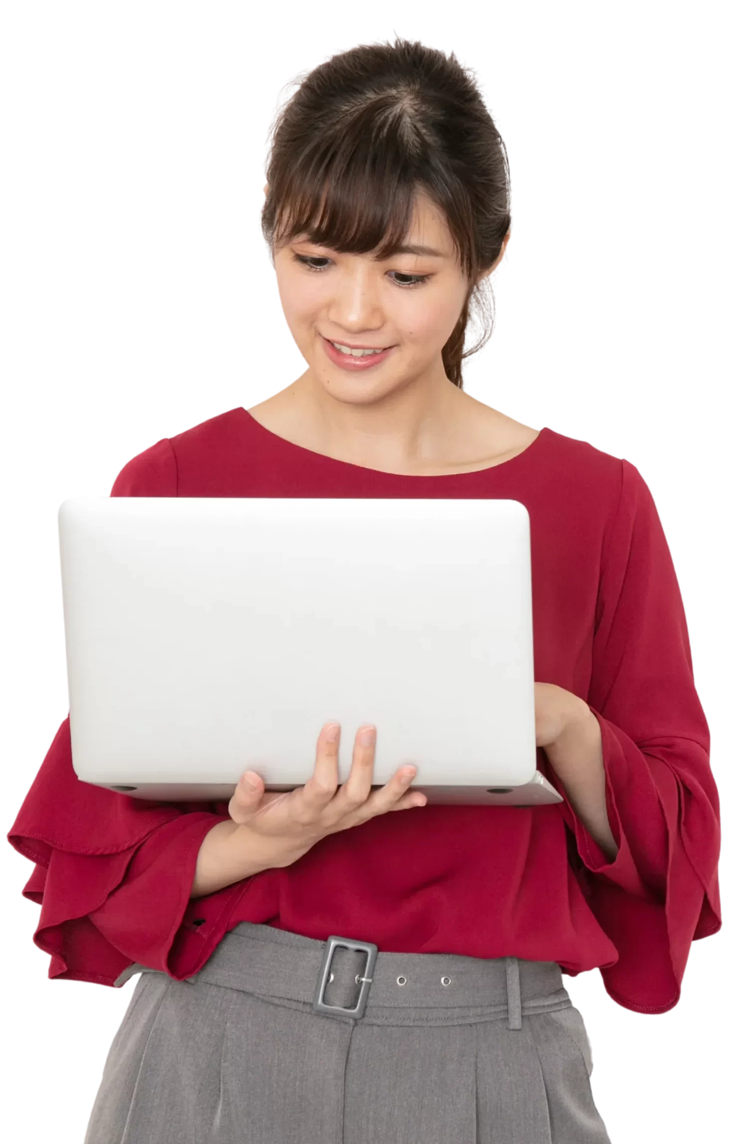 Estudiante con laptop