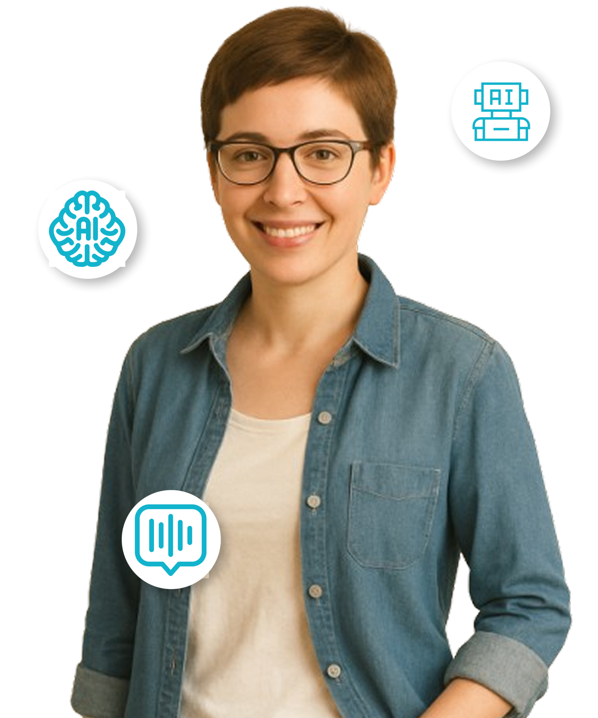 Estudiante con laptop