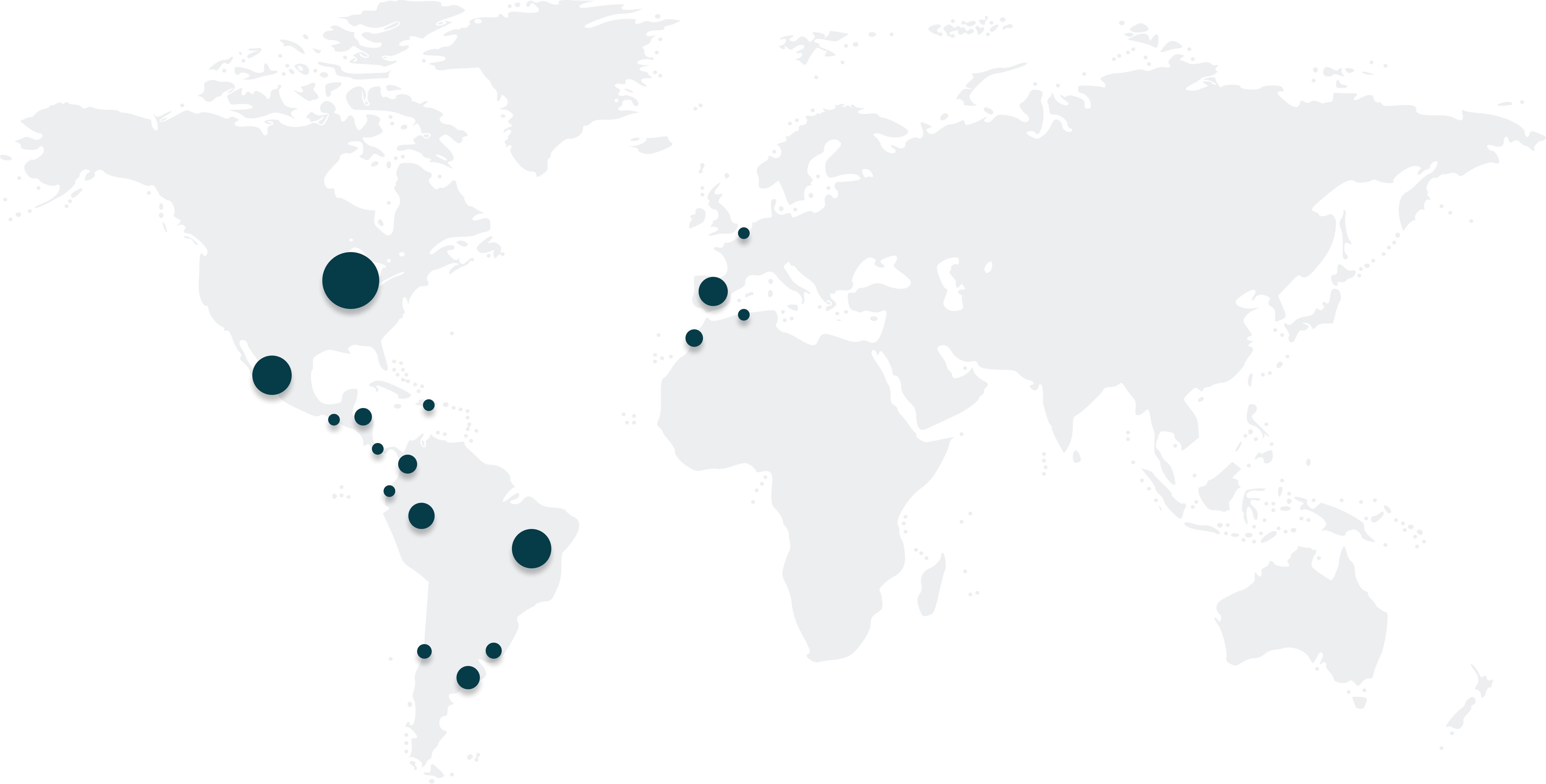 Haz clic en una zona del mapa y conoce las instituciones que ya confían en nosotros